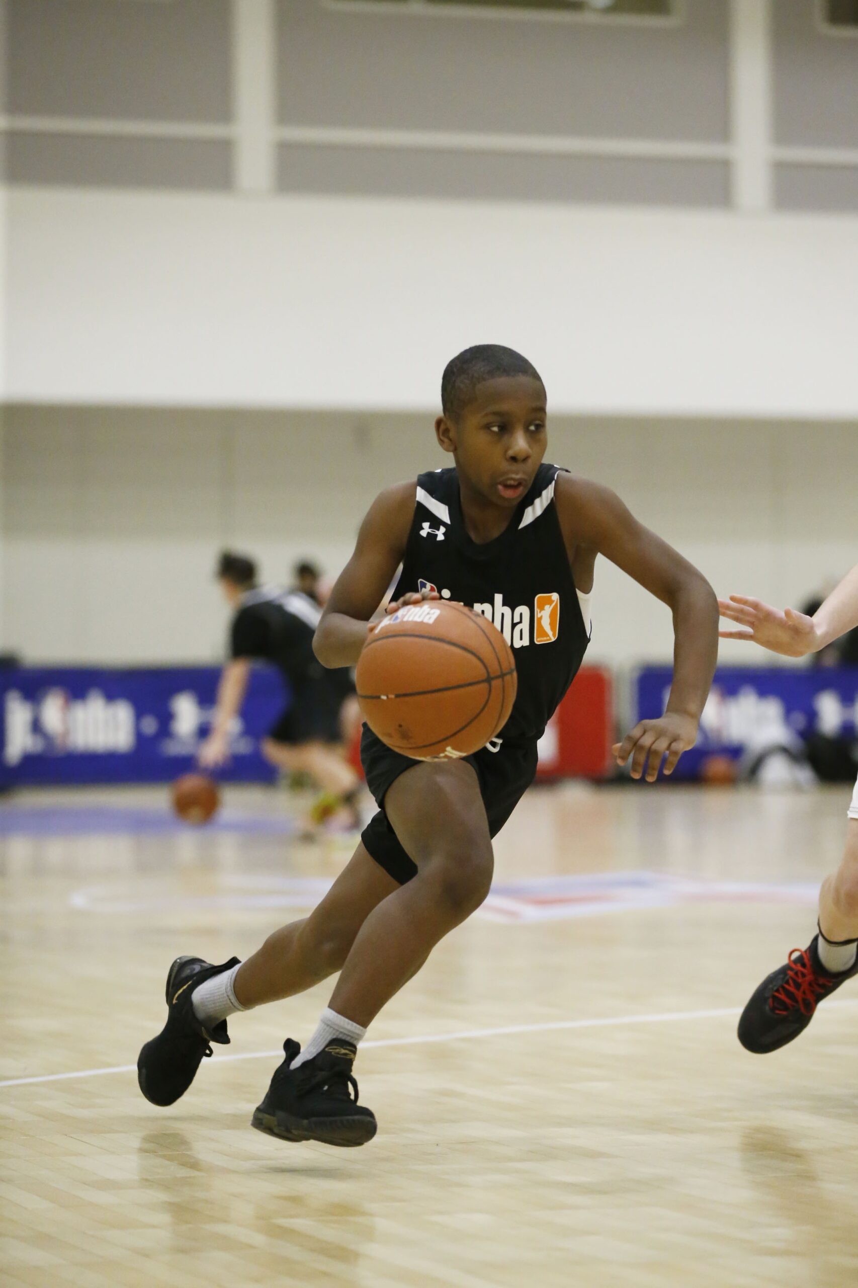 CHICAGO, IL - FEBRUARY 16: during the 2020 Jr. NBA 3v3 All-Star Tournament on February 16, 2020 at Navy Pier in Chicago, Illinois. NOTE TO USER: User expressly acknowledges and agrees that, by downloading and or using this photograph, User is consenting to the terms and conditions of the Getty Images License Agreement. Mandatory Copyright Notice: Copyright 2020 NBAE (Photo by Kevin Tanaka/NBAE via Getty Images)